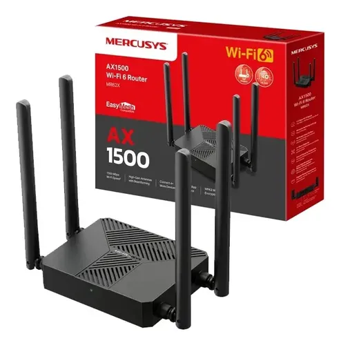 AX1500 Dual-Band WiFi 6 Router MERCUSYS MR62X